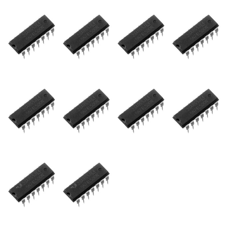 Bridgold 10pcs SN74LS00N 74LS00 LS00 Quadruple 2-Input Positive-Nand Gates Chip IC,Dip-14. - Image 1
